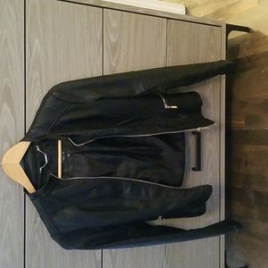 Faux leather jacket